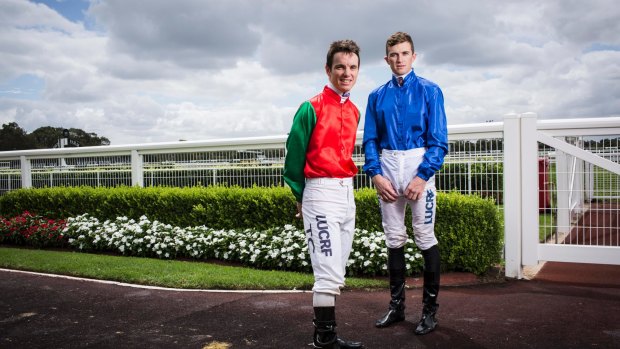 Brothers in arms: Tim Clark and Josh Parr tackle the group 1 Coolmore Classic on Saturday.