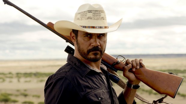 Aaron Pedersen in <i>Mystery Road</i>.