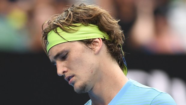 It was a disappointing exit for Alexander Zverev.