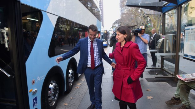 Premier Gladys Berejiklian is a regular bus commuter.