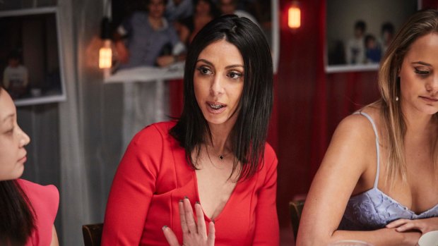 Rachael lets her opinions known on an episode of the current series of 'My Kitchen Rules'.