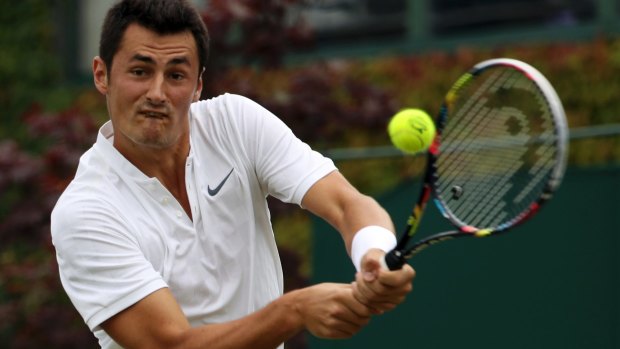 Out of sorts: Bernard Tomic has crashed down the world rankings.