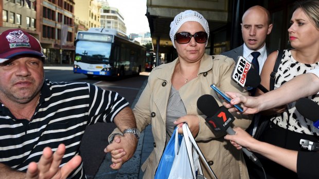 Amirah Droudis, seen during a previous court appearance, has been convicted of murdering Man Haron Monis' ex-wife.  