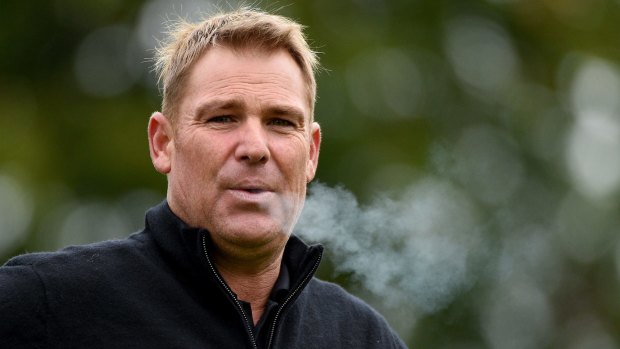 At 46, Shane Warne is among the age group that saw the percentage of smokers increase in the past year. 