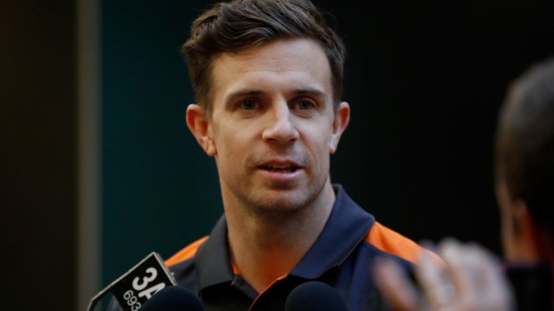 Giants recruit Brett Deledio is yet to play a game for his new club.
