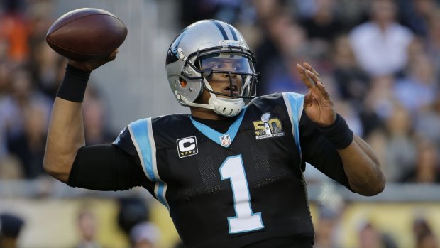 Supesrtar: Cam Newton in action.