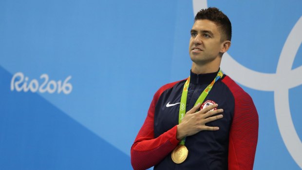 Second gold medal: Anthony Ervin.