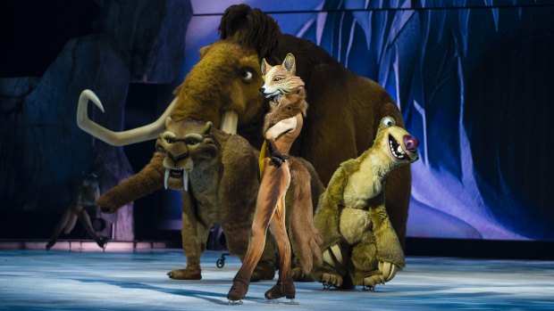 Ice Age favourites take to a frozen stage in the arena show. 