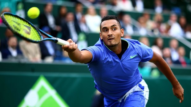 Showdown: Nick Kyrgios will play compatriot John Millman in round one of the US Open.