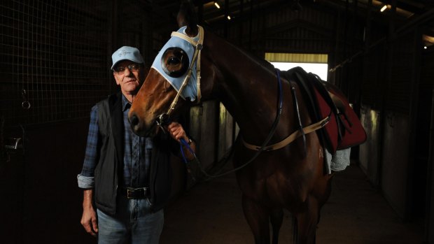 "He's my best mate": Trainer Mick Burles with The Cleaner.