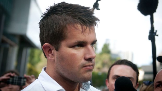 Gable Tostee after being cleared of charges in October 2016.