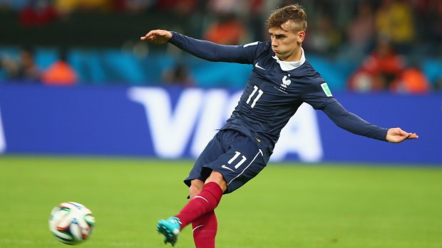 Sister's narrow escape: French footballer Antoine Griezmann.