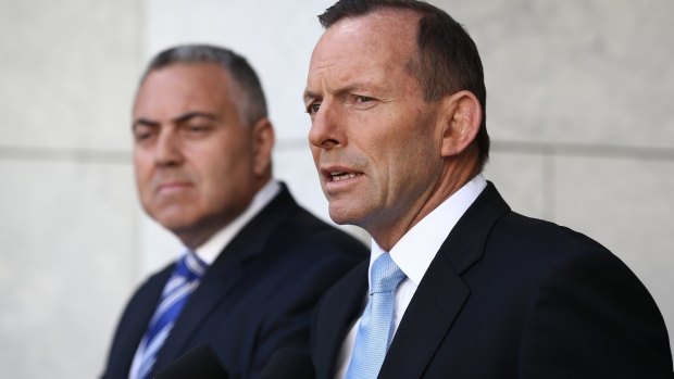 Joe Hockey showed the Treasury modelling to then prime minister Tony Abbott – modelling that is now with his successor.