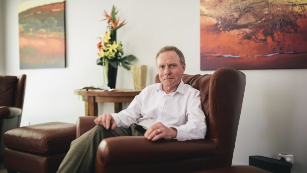 ACT Australian of the Year Lieutenant-General David Morrison at home in South Canberra. He has no plans to leave the national capital since retiring from the army last year.