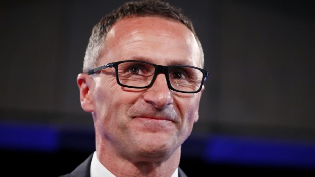 Proposing a four-day working week: Greens leader Richard Di Natale.
