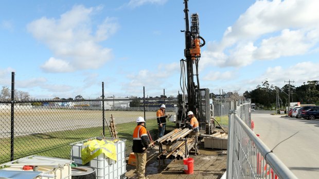 Transurban site investigations for the Western Distributor toll road begin in Yarraville on Monday, ahead of the project being approved by the government. 