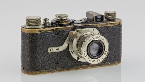 The first mass-production 35mm film camera system – the Leica I – that was released in 1925. 