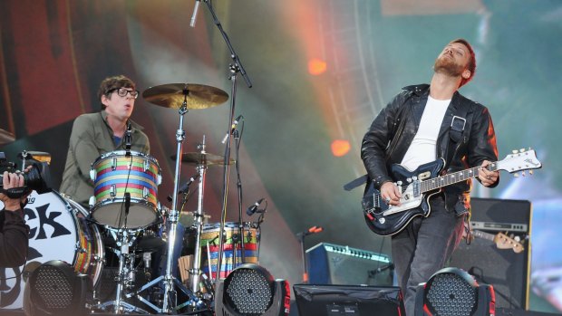 Black Keys drummer Patrick Carney (pictured with Dan Auerbach) is unable to perform as planned in Australia.