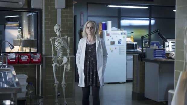 Rose McIver in <i>iZombie</i>.