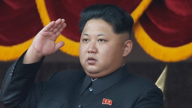 North Korean leader Kim Jong-un at a parade in Pyongyang last year.