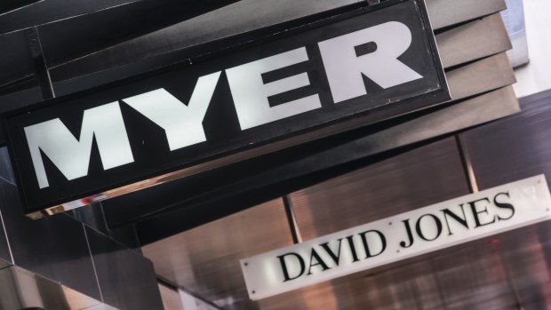 Myer said it would close stores in Colonnades in Adelaide, Belconnen in Canberra, and Hornsby in northern Sydney.