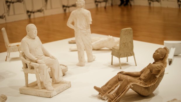 Maquettes by Ai Weiwei depicting his time in custody while imprisoned by Chinese authorities.