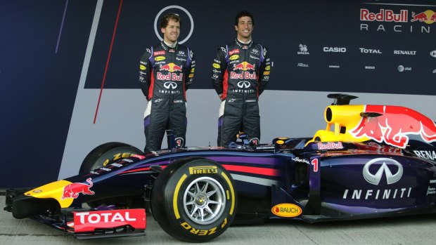Ricciardo with the RB10.