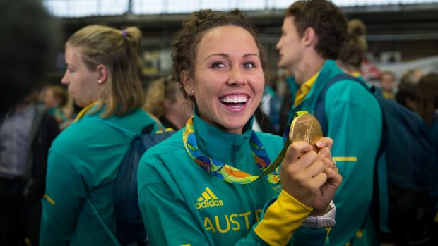 Pentathlon gold medallist Chloe Esposito.