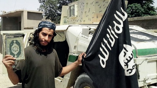 An image from Islamic State's magazine Dabiq, shows Belgian national Abdelhamid Abaaoud.