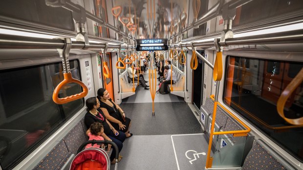 Multi-purpose areas on the trains will allow for prams, wheelchairs, baggage and bicycles.
