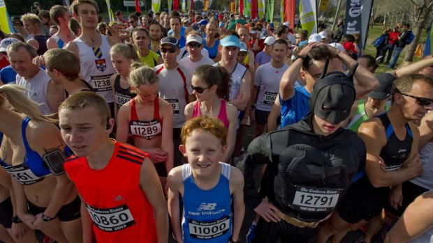 There'll be parking enforcement in place for Sunday's Canberra Times Fun Run.