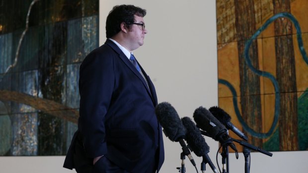 George Christensen drew quite a crowd for a humble government backbencher.