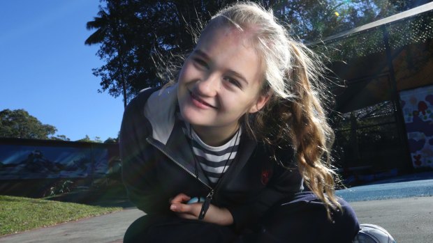 Abbey Brimble, 12, has a rare genetic condition that might be identified through whole genome testing.