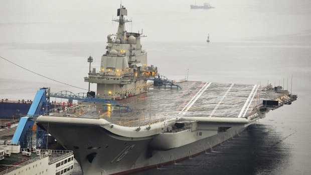 China's first aircraft carrier, bought from Ukraine in 1998, may soon be joined by a new China-built carrier.