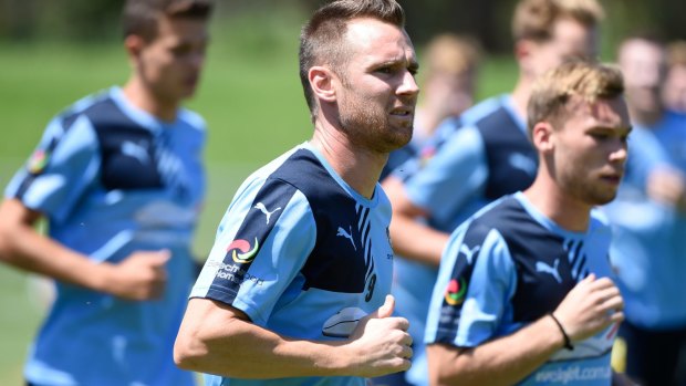 Attacking force: Shane Smeltz (centre) will have to be at his best against City.
