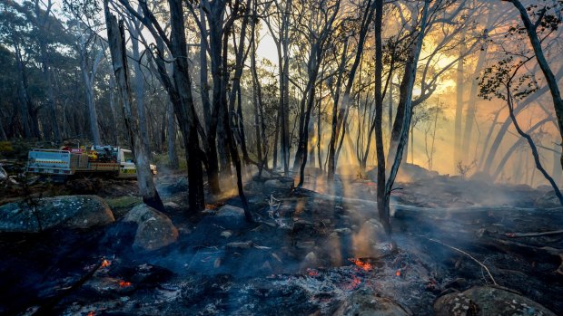 The Lancefield fire has been downgraded.