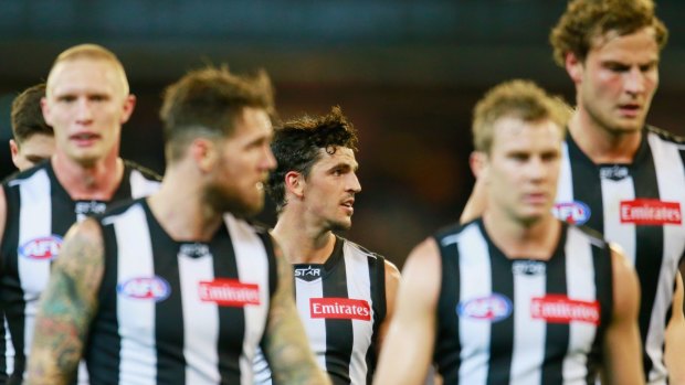 Magpies coach Nathan Buckley wants more from his midfield.