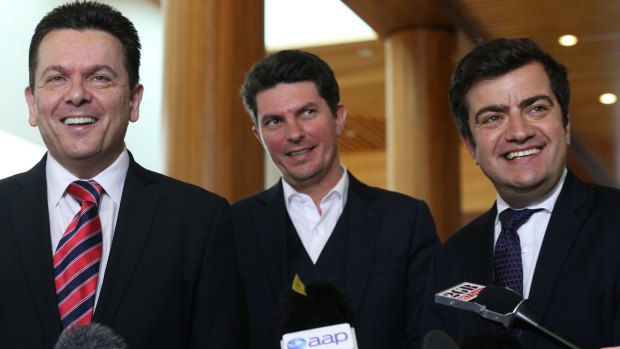 Senators Nick Xenophon, Scott Ludlam and Sam Dastyari are keen to hear from TPG Capital about how they would manage Fairfax Media. 