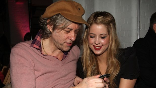 Bob Geldof with daughter Peaches in 2009.
