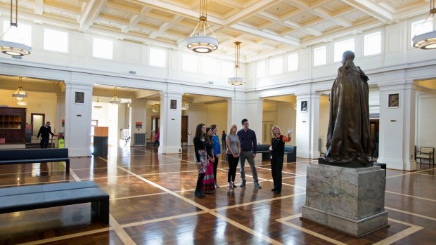 Learn about democracy at the Museum of Australian Democracy at Old Parliament House.