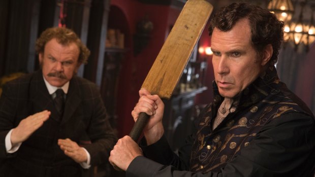 Watson (John C. Reilly) and Sherlock Holmes (Will Ferrell) are armed and dangerous. 