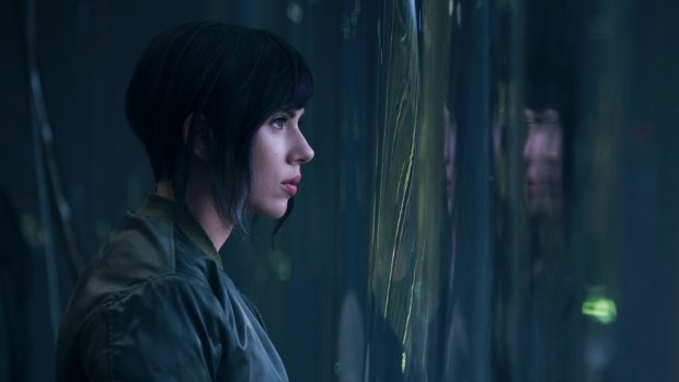 Scarlett Johansson plays The Major in <i>Ghost in the Shell</i>.