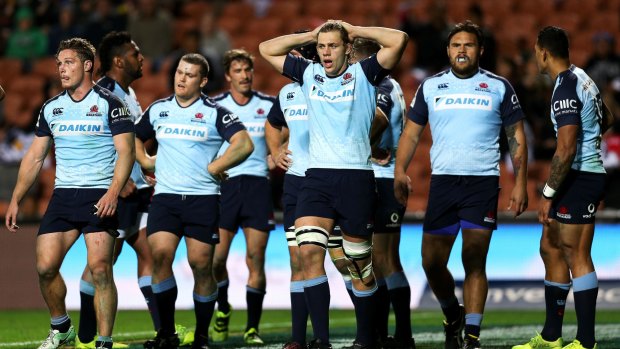 No answers: Against quality opposition the Waratahs have been found out this year. 