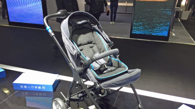 Too posh to push? This robot stroller is for you.