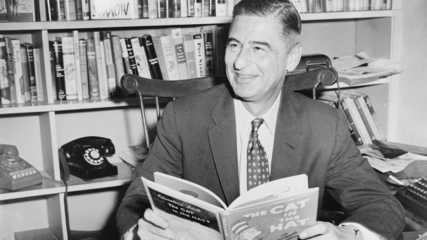 US children's author/cartoonist Theodor Seuss Geisel in 1957.