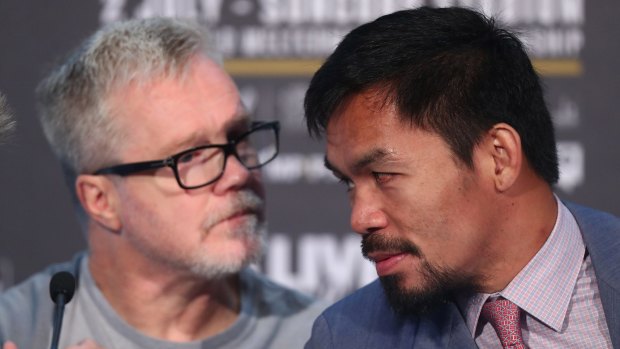The man behind Manny: Legendary trainer Freddie Roach will tell Pacquiao to retire if he loses to Jeff Horn.