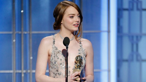 Emma Stone was among <i>La La Land's</i> big wins at the 74th Golden Globe Awards.