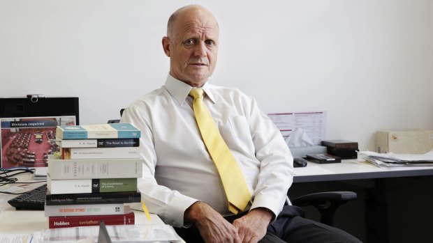 Senator David Leyonhjelm is prepared to vote for the ABCC if his other concerns are addressed.