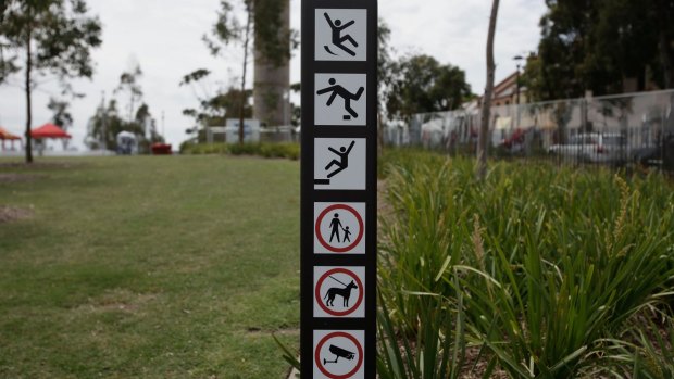 Unsafe behaviour: Barangaroo Reserve will soon be off-limits for kite flyers, soccer players, fishers and musicians.