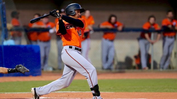 Outfielder Derrick Loveless is playing his last series for the Canberra Cavalry.